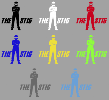 Preview: Aufkleber I am the Stig